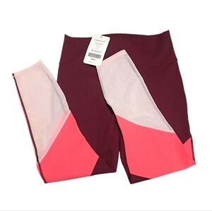 🆕️Fabletics  Leggings in Burgundy and Pink